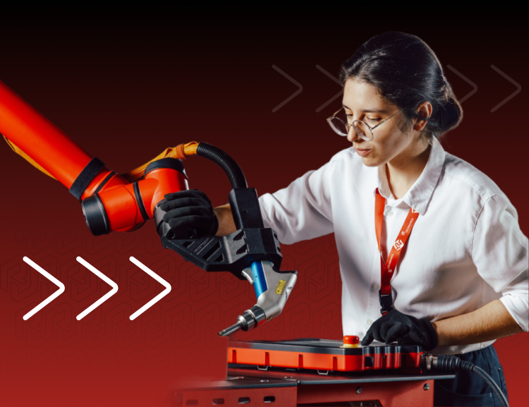 Обучение программированию коллаборативного робота REDS Technored
