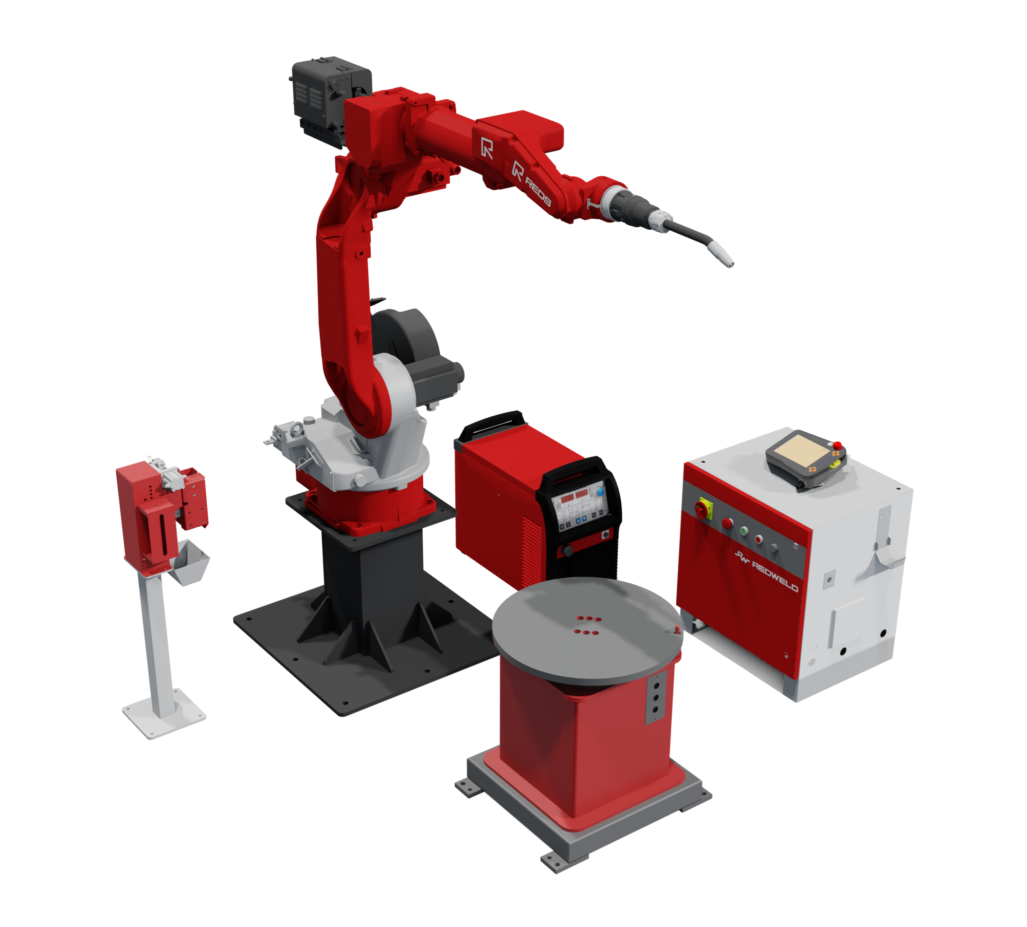 Робототехнический комплекс REDWELD PLUS 2 MIG. Одноосевой поворотный позиционер PRW-1P